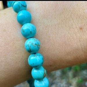Turquoise Stone Aromatherapy Calming Bracelet Relieves STRESS 🌿 ANXIETY